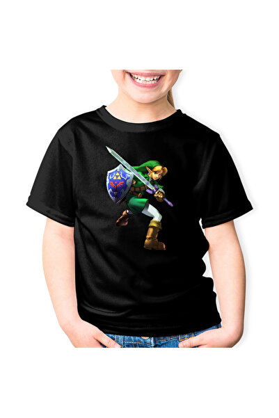 OEM Tricou copii The Legend of Zelda Link Sabie Scut