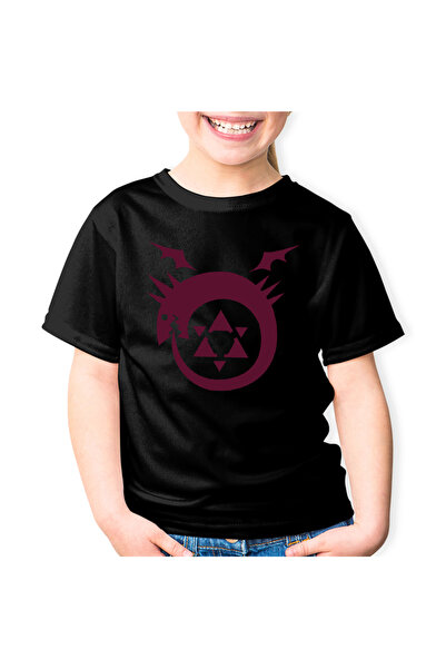 OEM Tricou copii Fullmetal Alchemist Ouroboros Life Death Dragon
