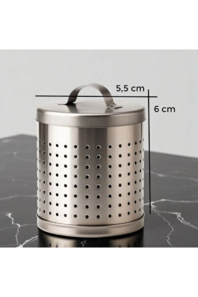 vionza Çaydanlık Içi Demlik Süzgeci Paslanmaz 5.5x6 Cm - Ince Gözenekli Prati...