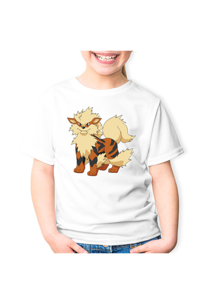 OEM Детска тениска Pokemon Arcanine Cat Tiger