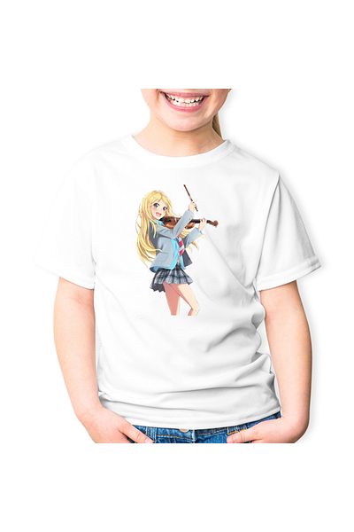 OEM Tricou copii Your Lie in April Poveste de Iubire Vioara Violonista