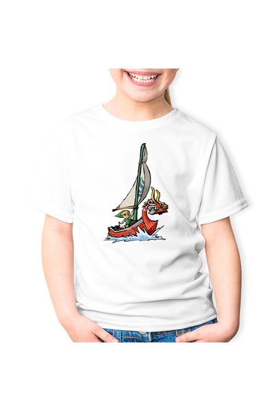 OEM Tricou copii Legend of Zelda Corabie Link Vikings