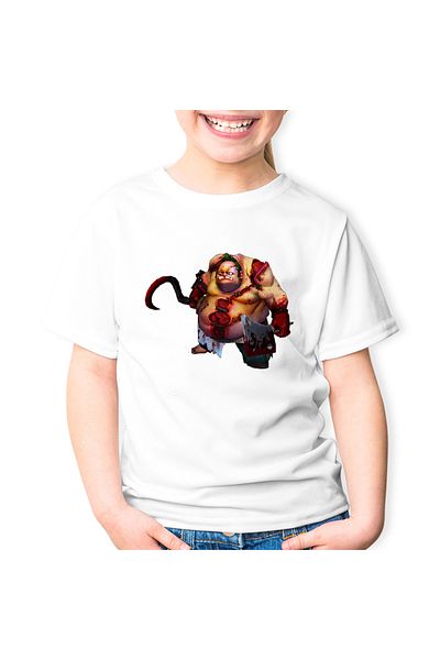 OEM Kids T-shirt Dota 2 Pudge Butcher Hero Horror Halloween Dota2