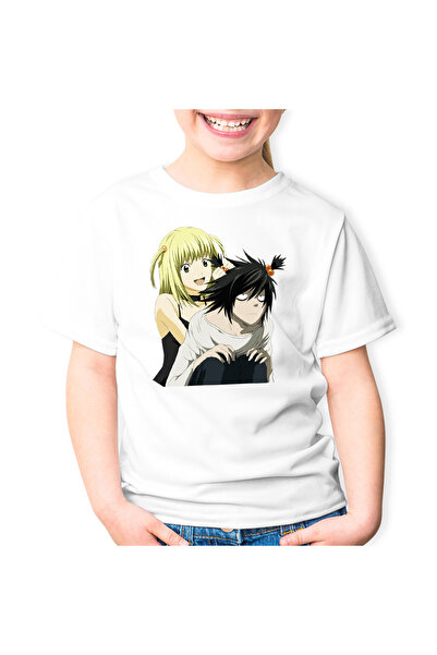 OEM Tricou copii Death Note L Detectiv Misa Amane Codite