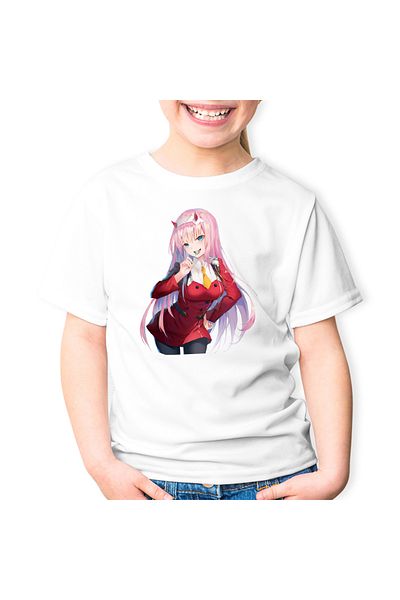 OEM Tricou copii Darling in the FranXX Zero Two Human Klaxo