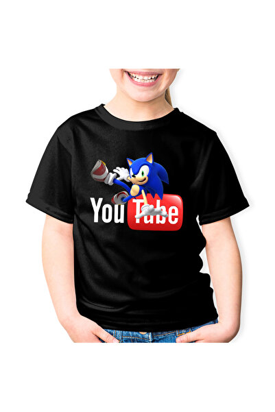 OEM Tricou copii Sonic the Hedgehog Youtube Youtuber Creator