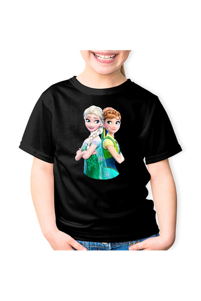 OEM Tricou copii Disney Elsa Frozen Ana Artwork
