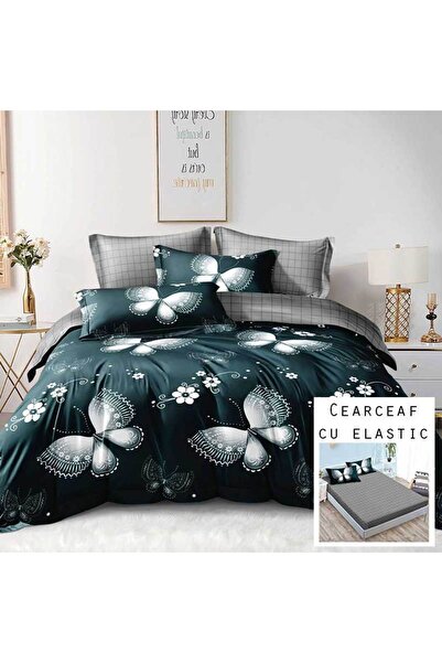 Patul Bubmac Finet Linen, Sulphur, Διπλό Κρεβάτι, 2 Άτομα, Εντοιχιζόμενο Σεντ...