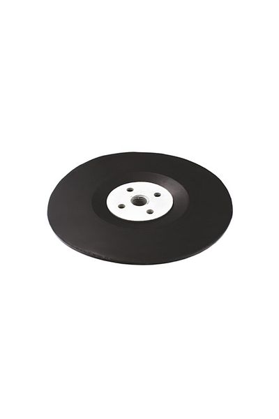 flores Rubber sandpaper holder for drill, black, 125 mm