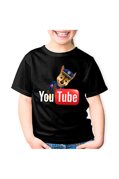 OEM Tricou copii Paw Patrol Youtube Creator Politist Youtuber