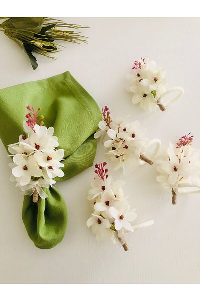 LİMOMİ Hyacinth Flower Napkin Ring