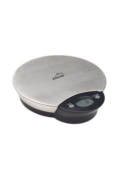 Lacor Cantar de bucatarie digital, Grey Scale, capacitate maxima 5 kg