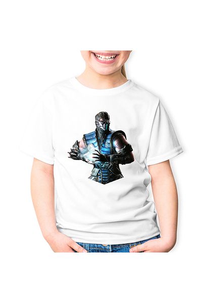OEM Tricou copii Mortal Kombat Holding Chackra Blue Magic Armour