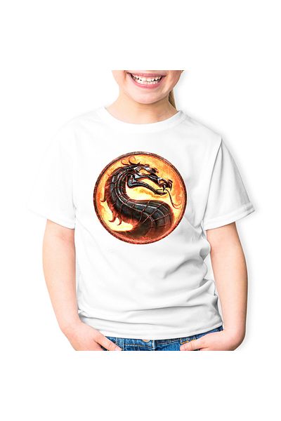 OEM Tricou copii Mortal Kombat Trilogy Dragon Ultimate Fight