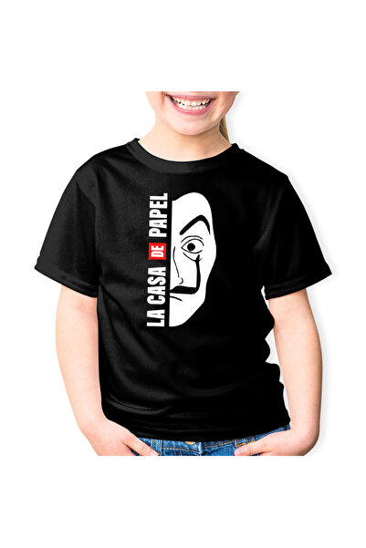 OEM Παιδικό μπλουζάκι La Casa de Papel με μάσκα και δώρο αγάπης
