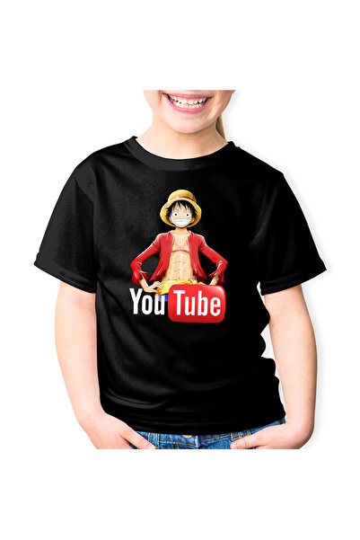 OEM Tricou copii One Piece Luffy Youtuber Youtube Creator