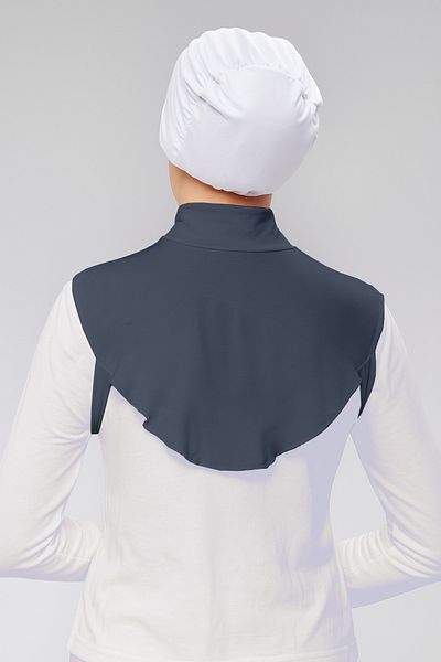 Mesa Charm Combed Cotton Neck Collar Half Turtleneck Anti-Slip Buckle Posture Anti-Sweat Smoked