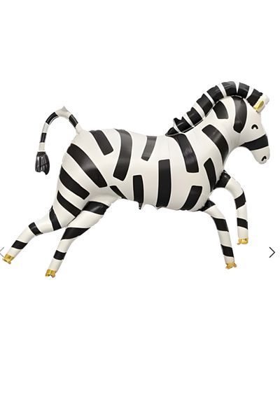 Çemrek Süs Parti Large Zebra Foil Balloon 90 cm
