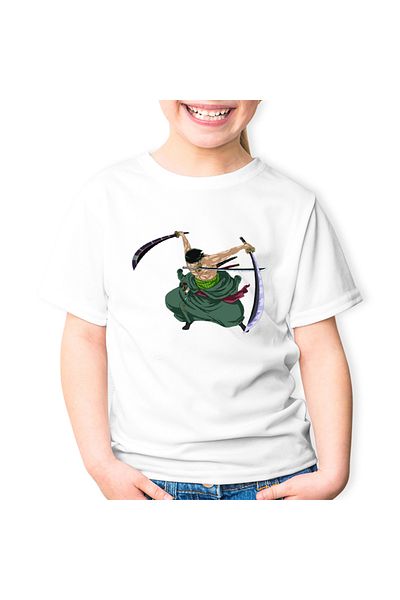 OEM Tricou copii Roronoa Zoro One Piece Arte Martiale Cartoon