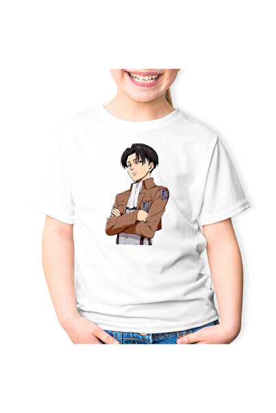 OEM Tricou copii Attack on Titan Captain Levi Anime AOT Manga
