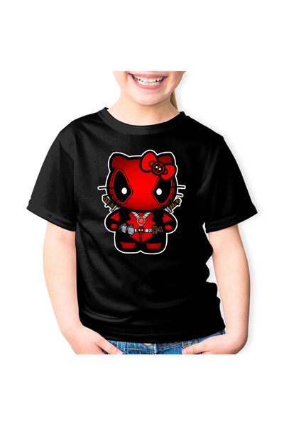 OEM Tricou copii Deadpool Kitty Bad Girl