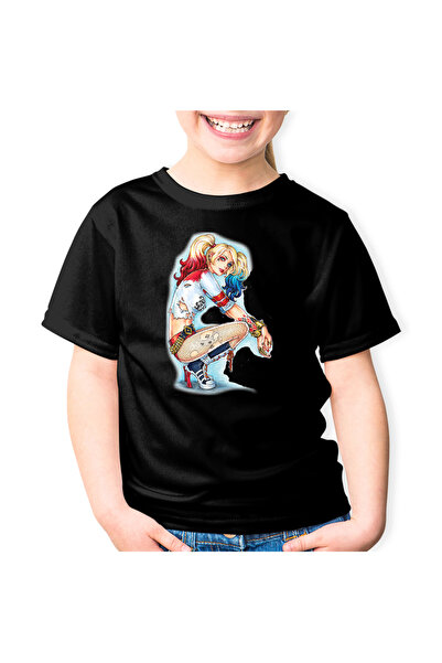 OEM Παιδικό μπλουζάκι Joker Harley Quinn Bad Girl Rebel