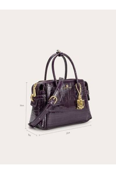 Generic Prestige Women's Small Elegant Handbag with Luxury Crocodile Embossed Design