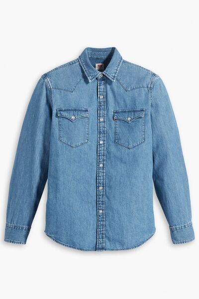 Levi's Classic Western Standart Lyon Medium Was Erkek Mavi Gömlek