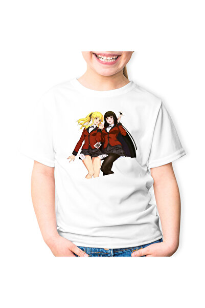 OEM Παιδικό μπλουζάκι Poker Anime Girls Kakegurui Runa Yumeko