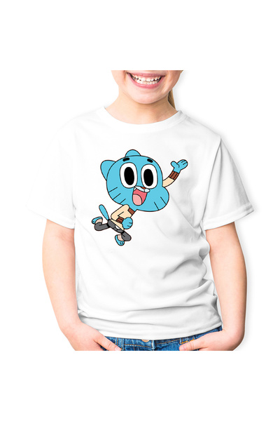 OEM Tricou copii Lumea lui Gumball Pisic Karate Motanel