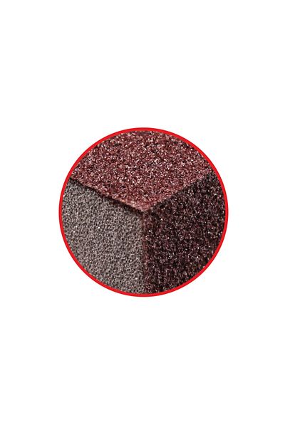 flores Sanding sponge, with emery, 25 x 70 x 100 mm, P40