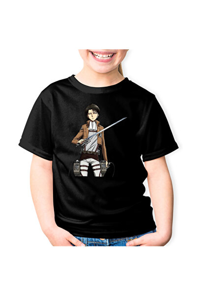OEM Tricou copii Attack on Titan Levi Ackerman Anime Fortnite