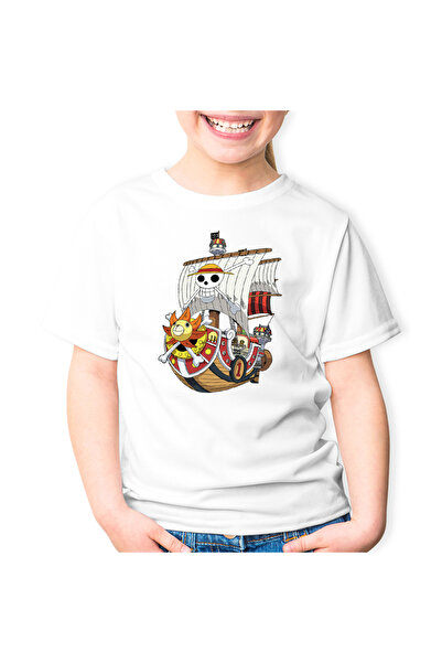 OEM Tricou copii One Piece Corabie Pirati Marinar Luffy Anime