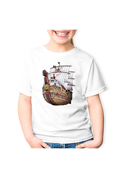 OEM Tricou copii Corabie Pirati One Piece Caraibe Shark