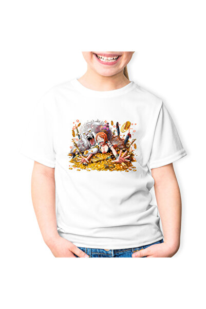 OEM Tricou copii One Piece Nami Comoara Leu Lion Cat