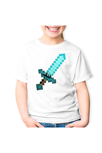 OEM Tricou copii Dead by Daylight Minecraft Horror Diamond Sword