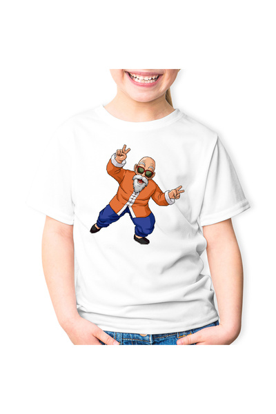 OEM Tricou copii Dragonball Z Master Roshi Bunic Bunel Mos Anime
