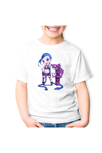 OEM Tricou copii League of Legends Champion Jinx Magic LoL