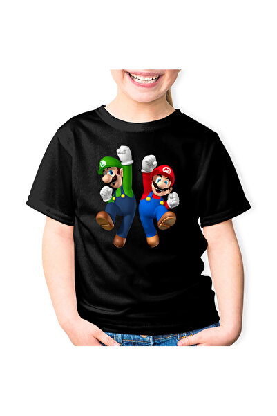 OEM Tricou copii Super Mario Bros Luigi Mario Odyssey