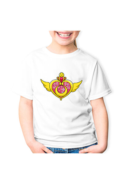 OEM Tricou copii Sailor Moon Diadema Inima Transformation Anime