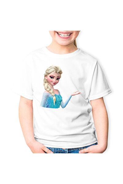 OEM Tricou copii Regina Zapezii Elsa Frozen Cartoon