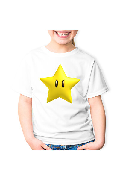OEM Tricou copii Super Mario Bros Gold Star VIP Game