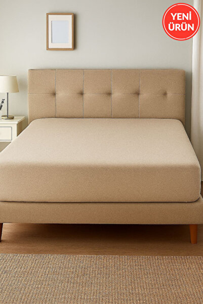 Sheri Home Tekstil Lastikli Pamuk Penye Çarşaf 180x200cm KİNGSİZESHERİ014538811