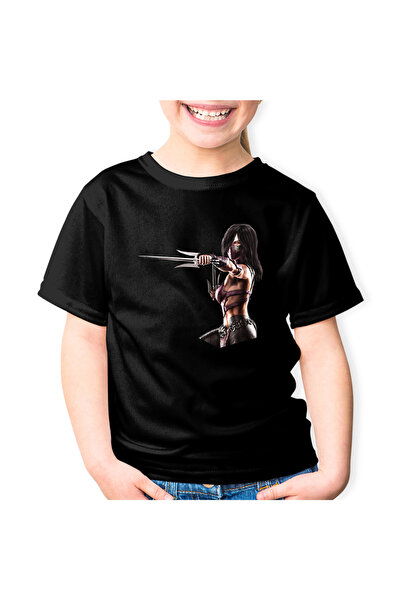 OEM Mortal Kombat Mileena Kitana Χαριτωμένο Κορίτσι Καράτε Παιδικό T-shirt