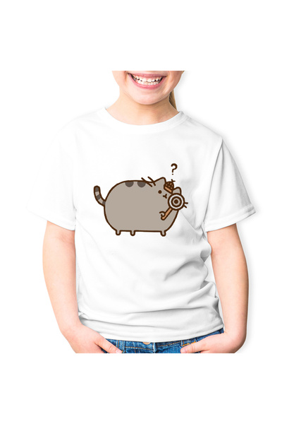 OEM Tricou copii Pusheen Cat Detectiv Plush Ziua Indragostitilor