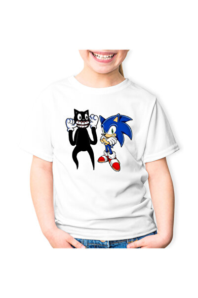 OEM Tricou copii Cartoon Cat Sonic the Hedgehog Epic Game