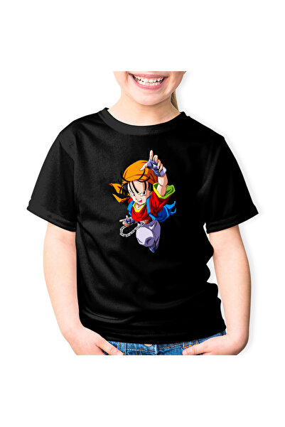 OEM Dragon Ball Z Pan Gohan KungFu Girl Kids T-shirt