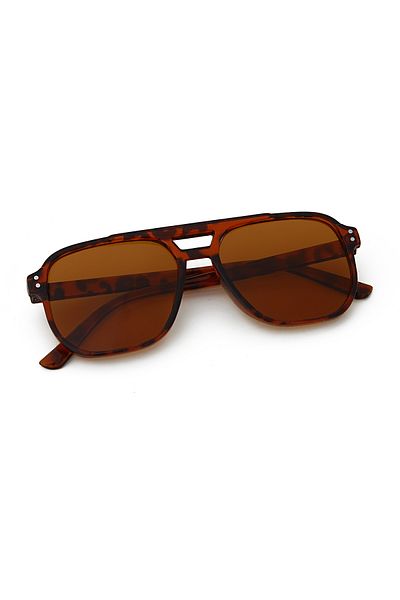 Nilu Moda Leopard Patterned Women's Men's Unisex Sunglasses