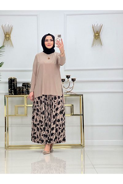 NİSUM MODA Σετ με μοτίβο Sandy φούστα