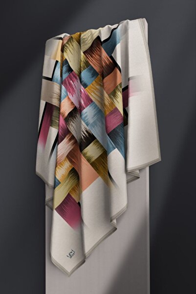 Levidor Φουλάρι με γεωμετρικό μοτίβο με αστραφτερό κρύσταλλο